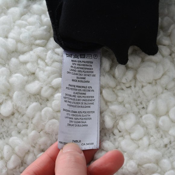 French Connection Black Cropped Trousers - Picture 3 of 4